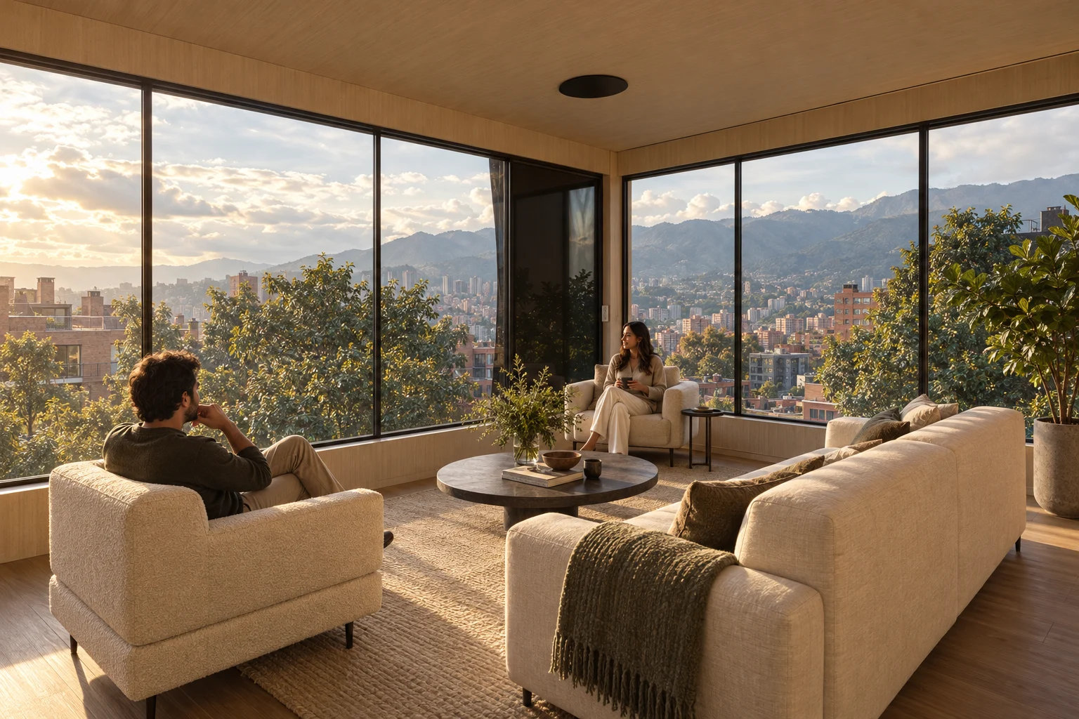 Cantilevered living — Hillside house