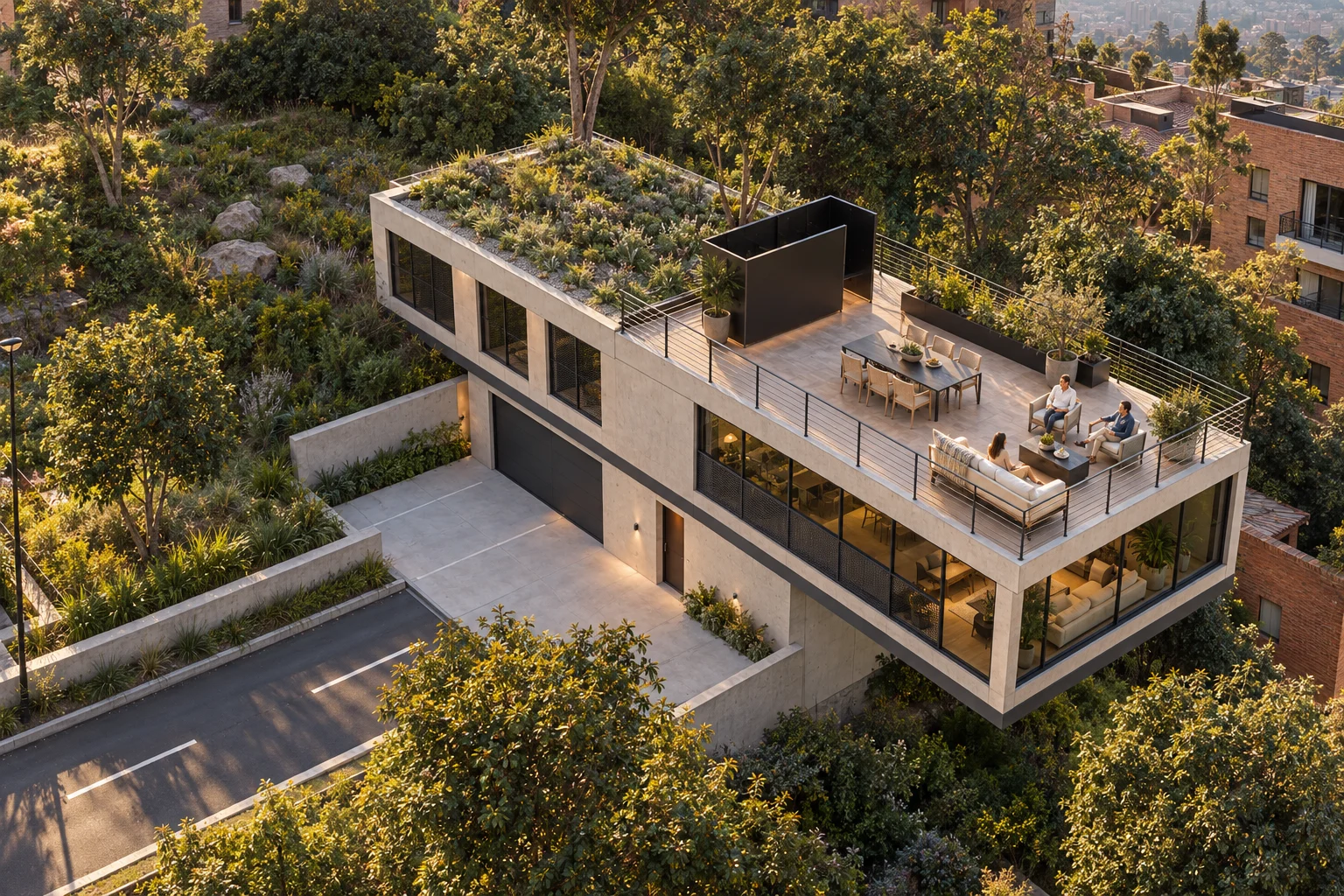 Hillside house · concept