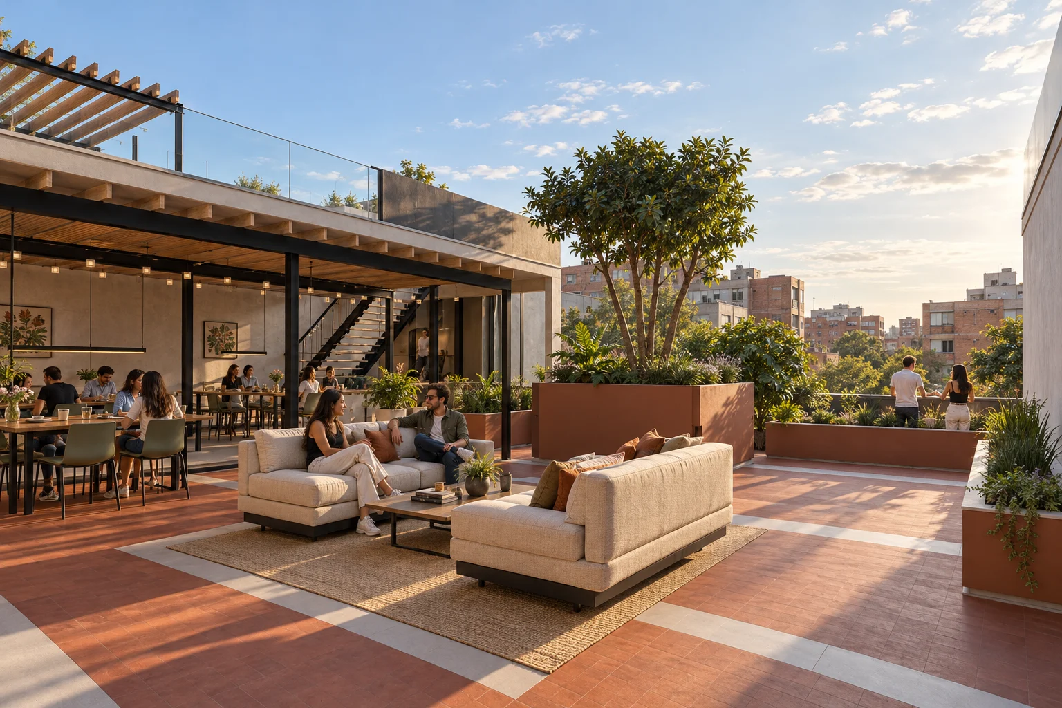 Public terrace — Common Ground