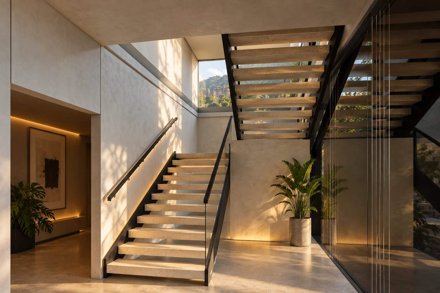 Stair — Glass offices