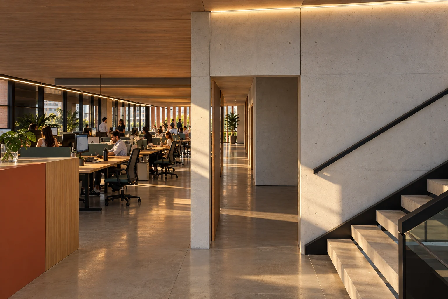 Arrival — Glass offices