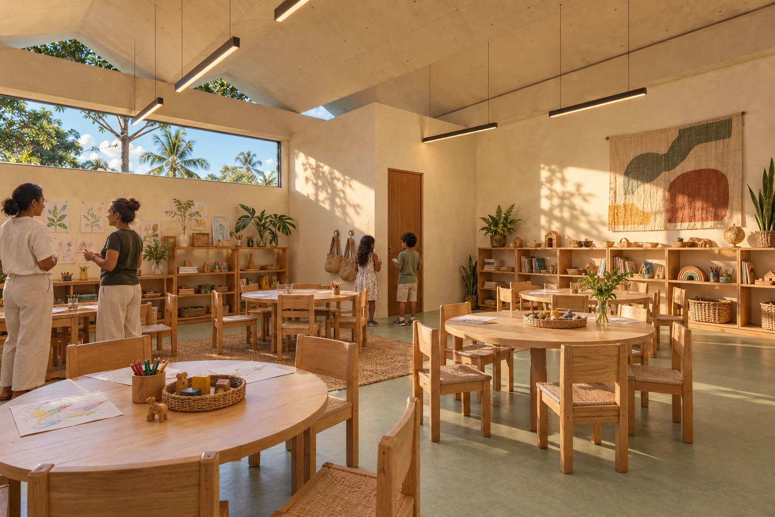 Pre-school classroom — Patios de la Sierra