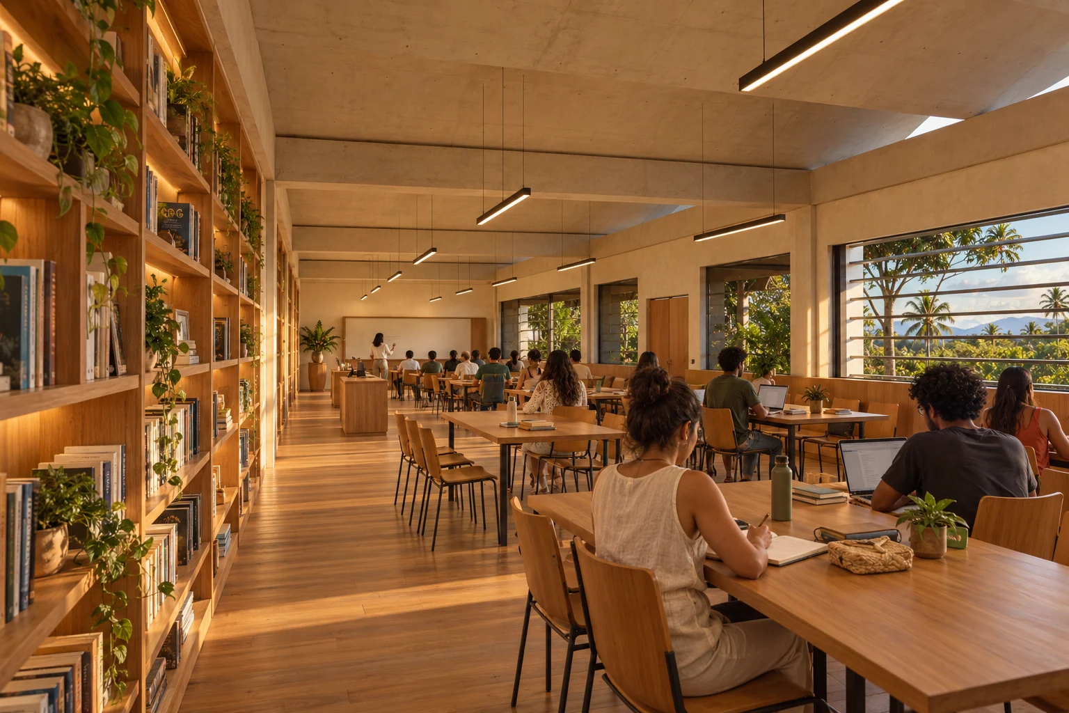 Library — Patios de la Sierra