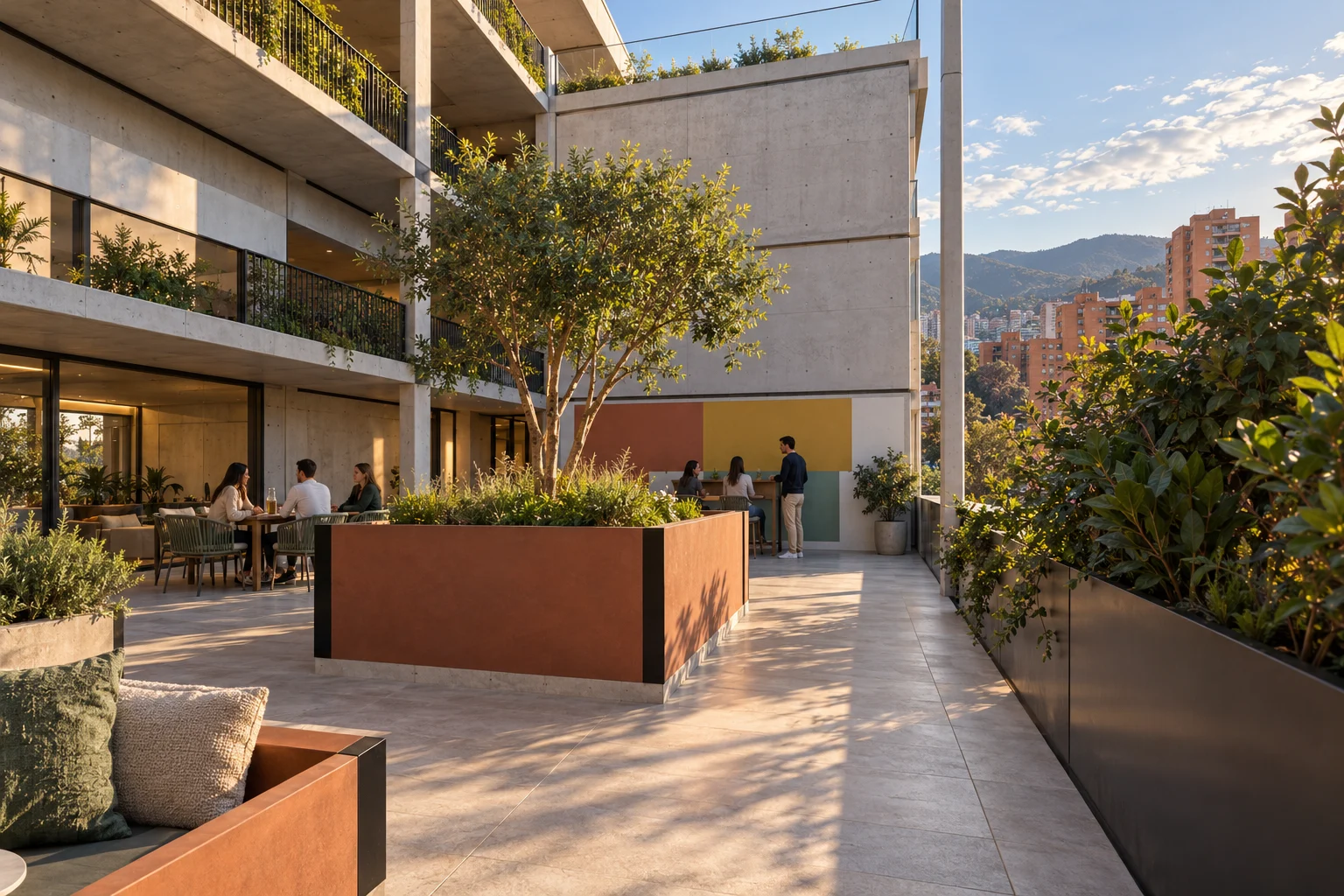 Tree terrace — Terraza