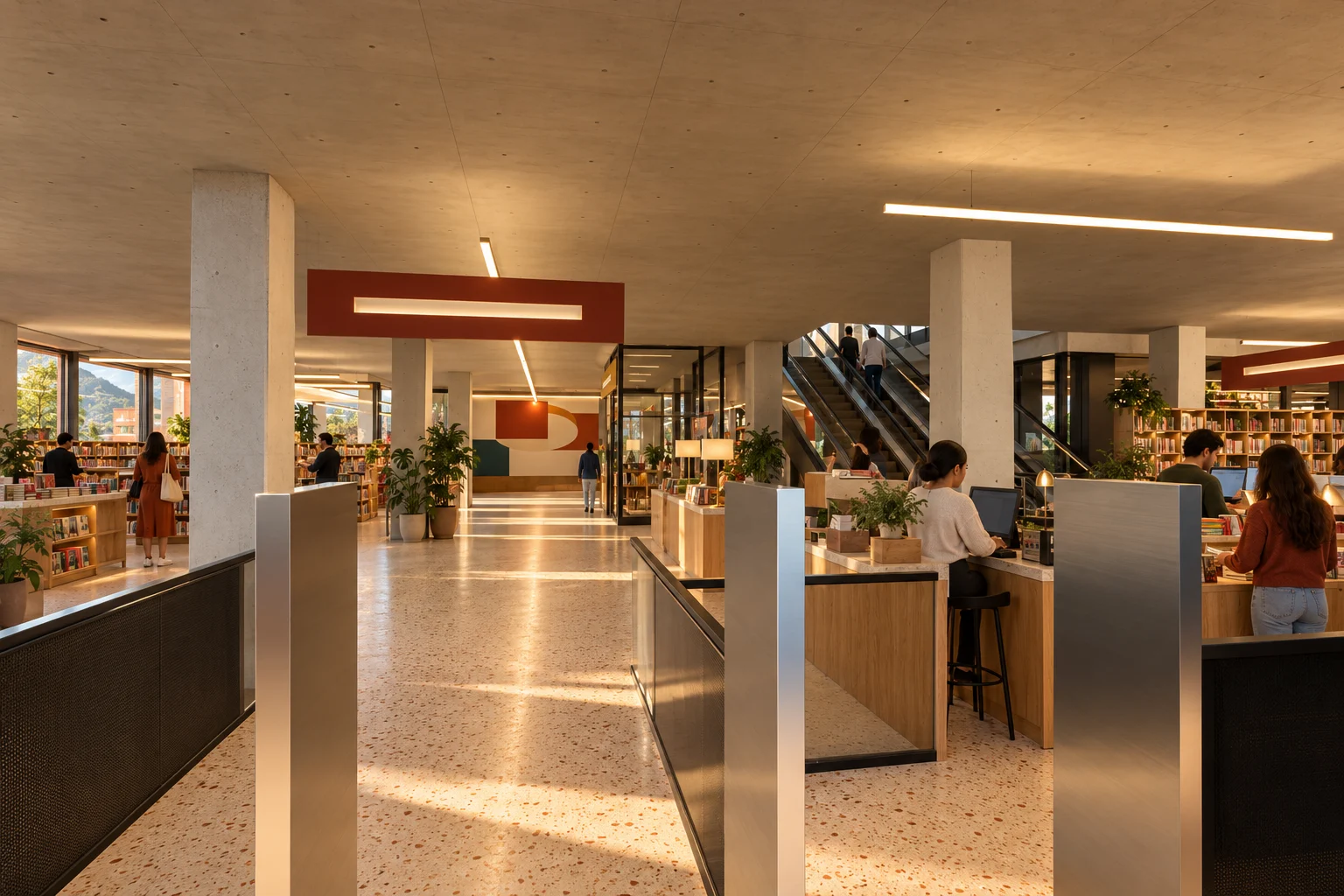 Entrée et caisses — Torre 72