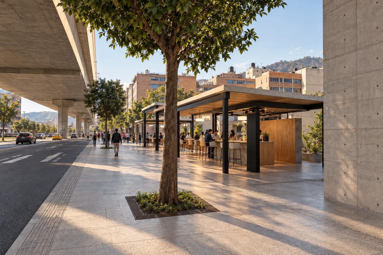 umbral / Bogotá — metro corridor · concept
