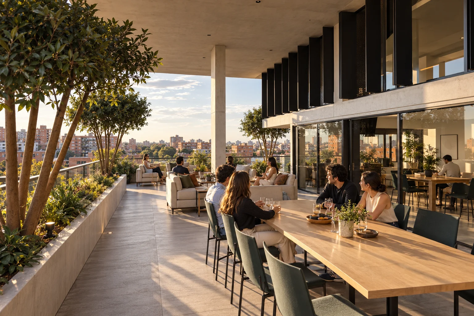 Shared terrace — umbral / Bogotá — the lot