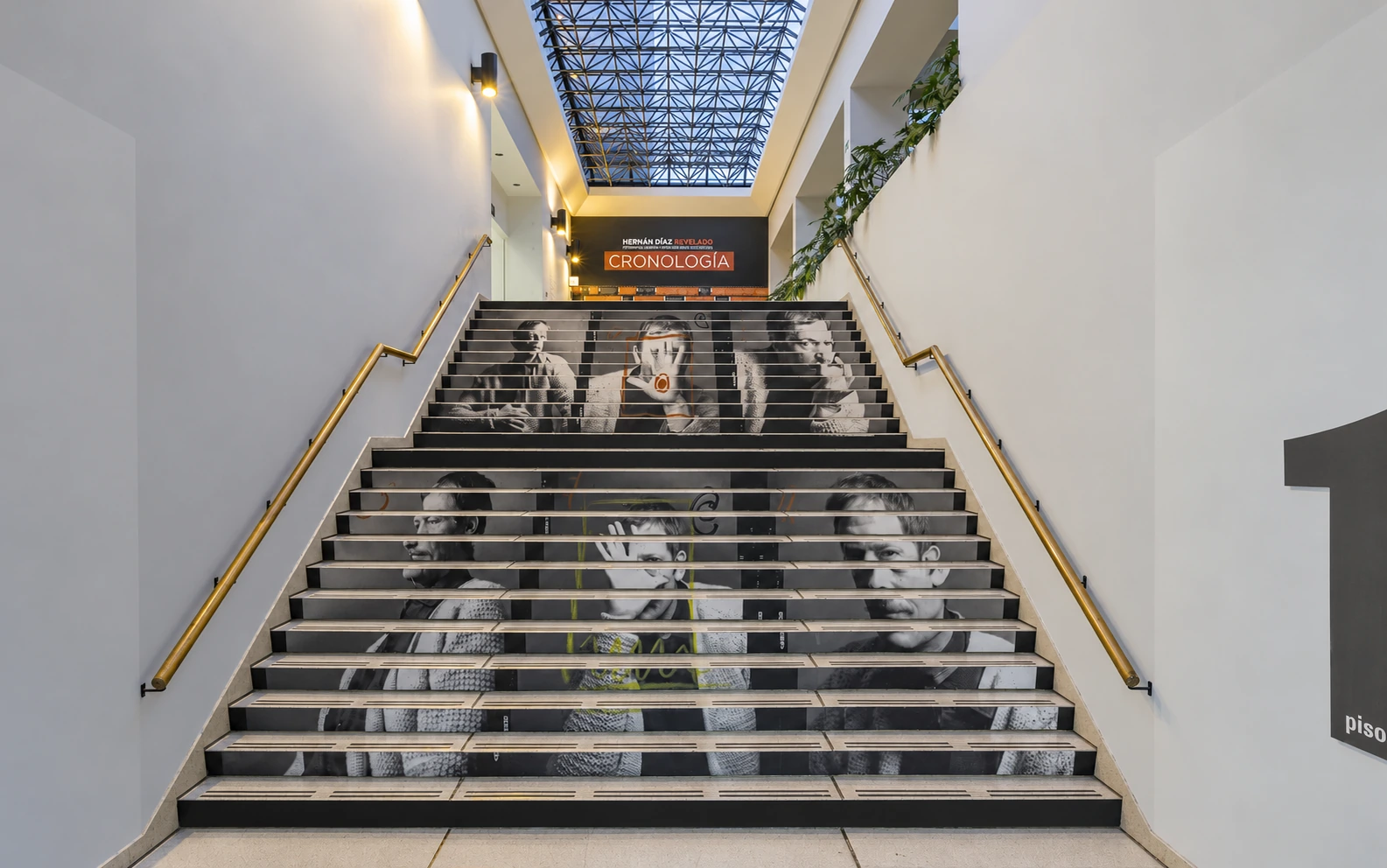 the entrance stair as a portrait gallery — Hernán Díaz revealed