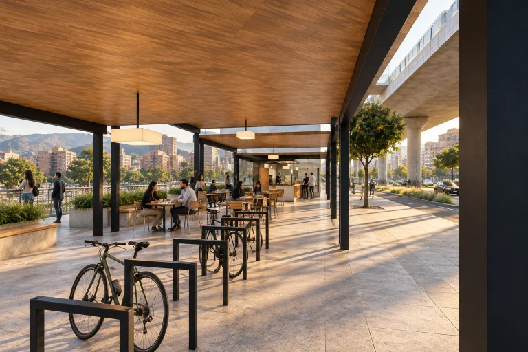 umbral / Bogotá — metro corridor
