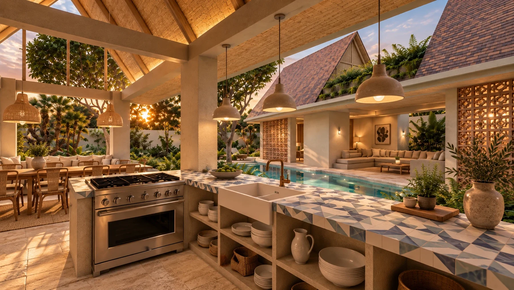 The open kitchen