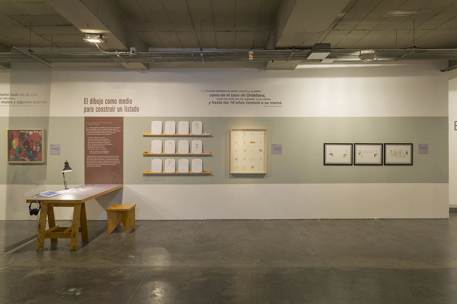 wall cases and reading tables — Facing the other