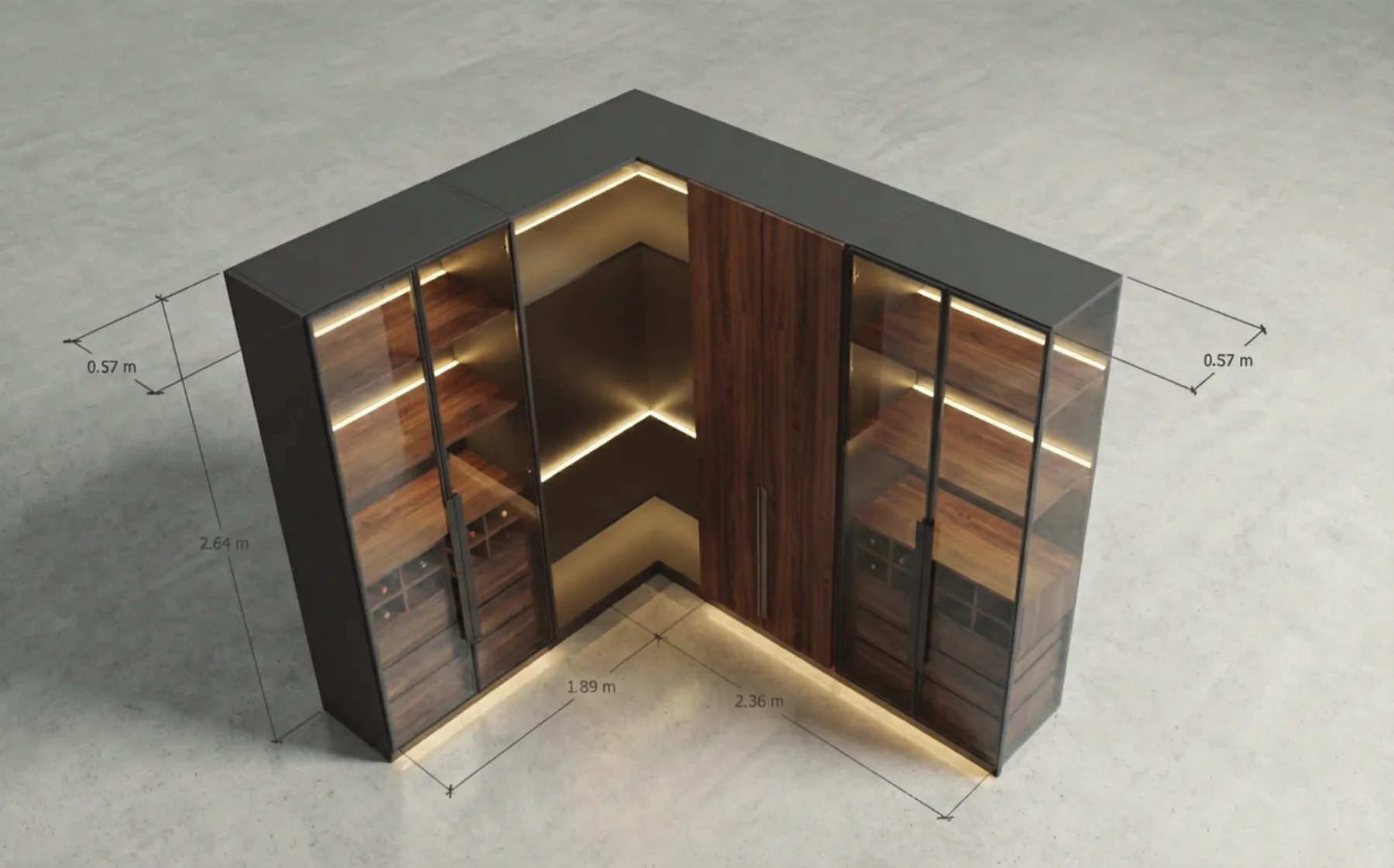 Mueble esquinero